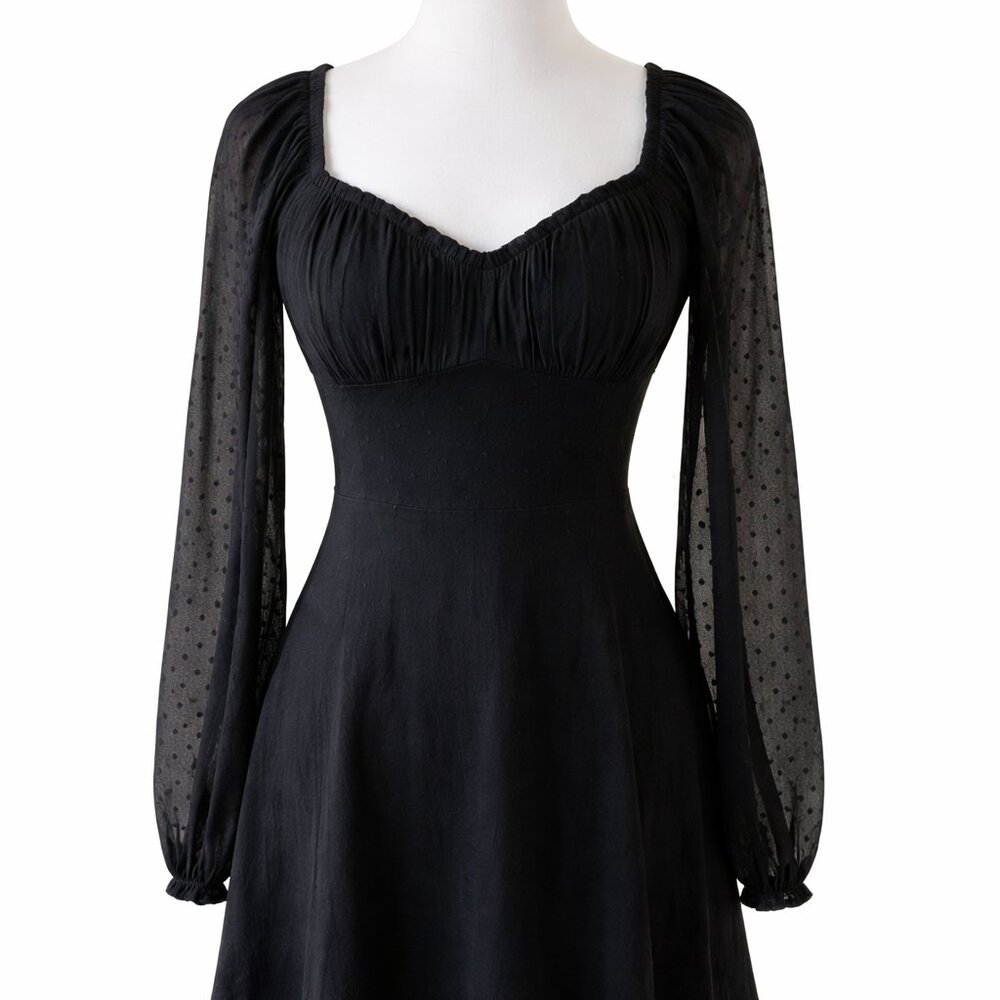 🖤 NWT Hollister Black Long Sleeve Dress | Size Small